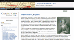 Desktop Screenshot of cristobal-colon.com